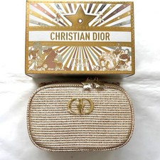 Christian Dior Beauty Gold Vanity Case  Box Holiday 2025 Limited Edition NEW