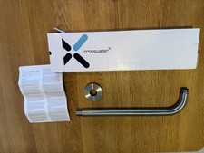 Crosswater MPRO Wall-Mounted Shower Arm Brushed Stainless Steel FH684V 350mm