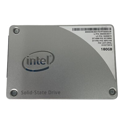 Intel Pro 1500 Series 180GB 2.5in SATA III SSD 00FC105 Tested
