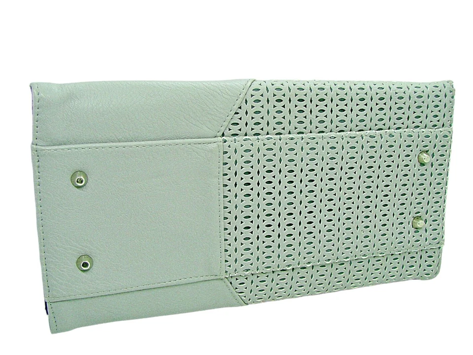 Bolso sin asas de cuero Miche Devanee solo cubierta de bolso gris clásico cubierta de cartera Foto 3 de 4