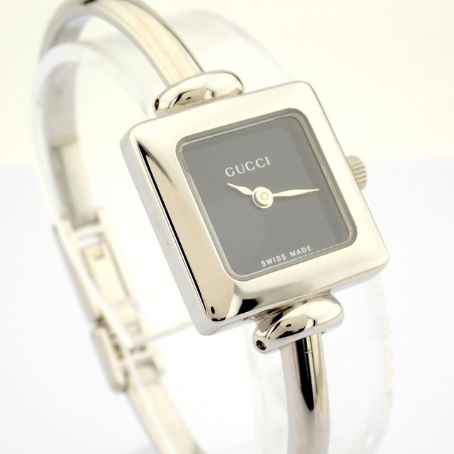 Gucci Watch Women 's Quartz 1900L Black 