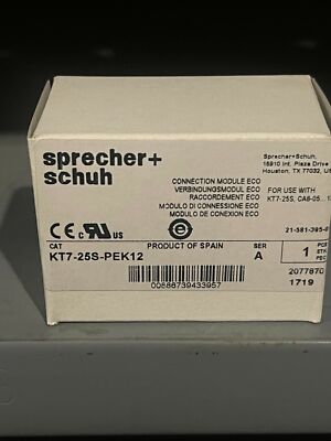 NEW SPRECHER SCHUH KT7-25S-PEK12