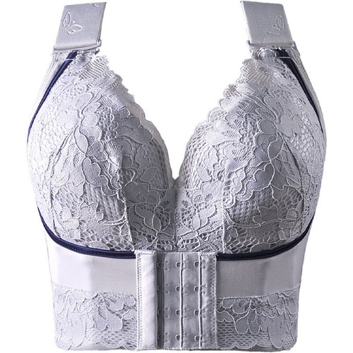 Lady Plus Cup BCDE Push Up Deep U Seamless Underwear Lace Comfort BH Hide Back - Bild 7 von 12