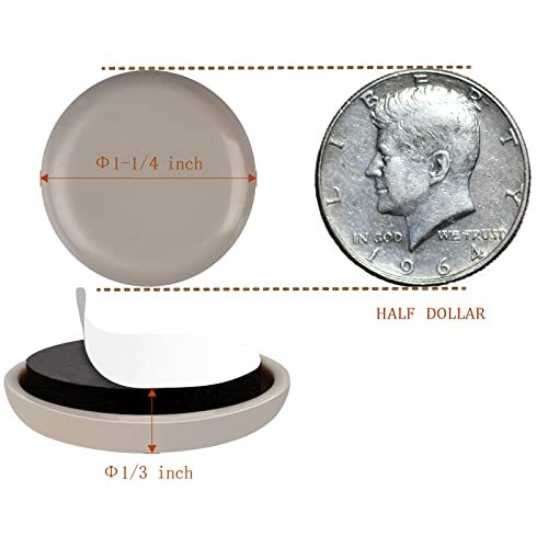 24Pcs Furniture Moving Kit Sliders Coasters for Carpet and Hardwood