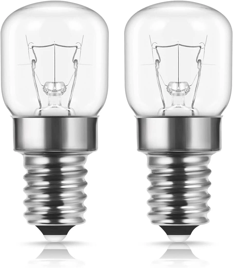 Techgomade Oven Bulbs 2 Pack Oven Bulbs 25W 300C E14 Socket