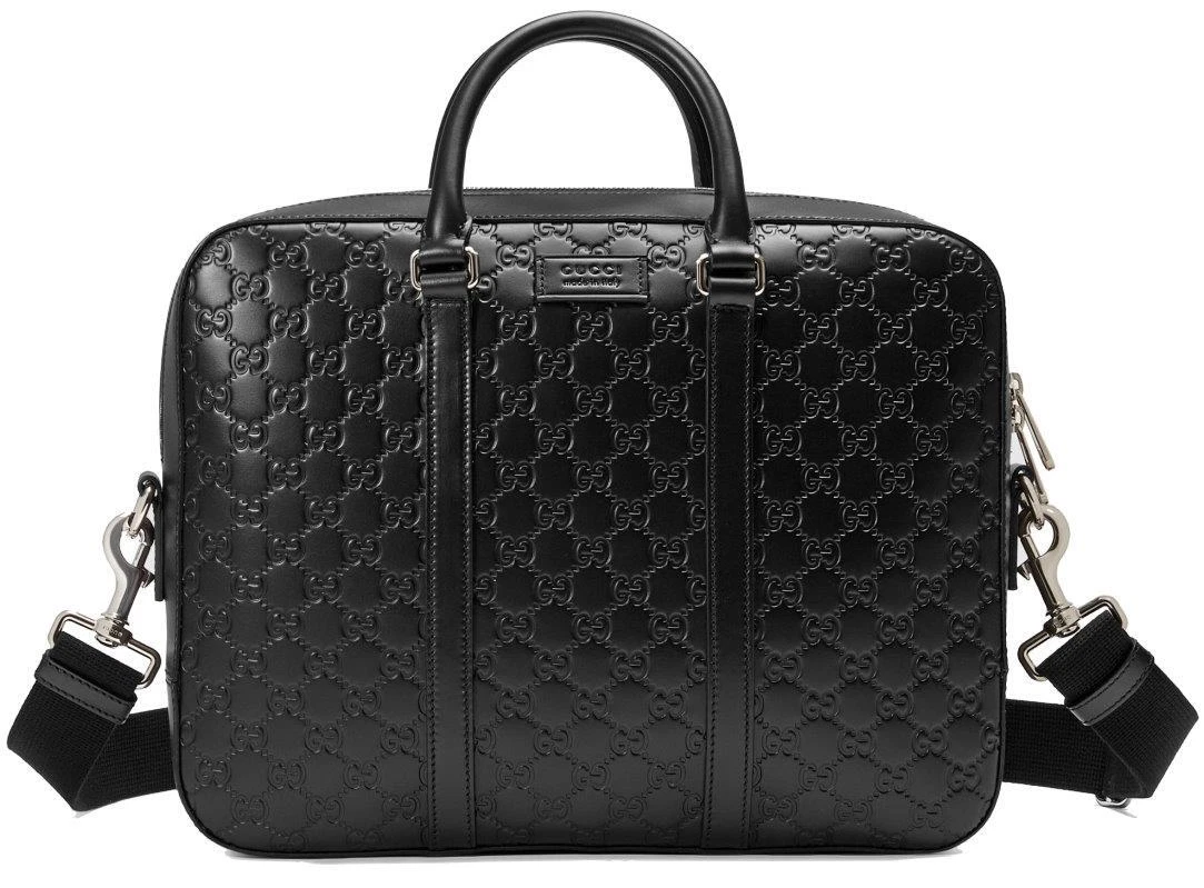 Gucci GG Black Briefcase