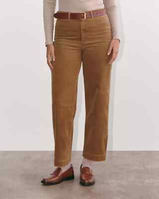 Everlane The Sailor Pant Corduroy High Waisted Wide Leg Size 14 Toasted  Coconut