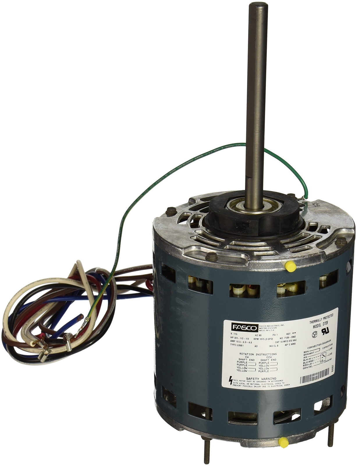 Fasco D728 Direct Drive Blower Motor