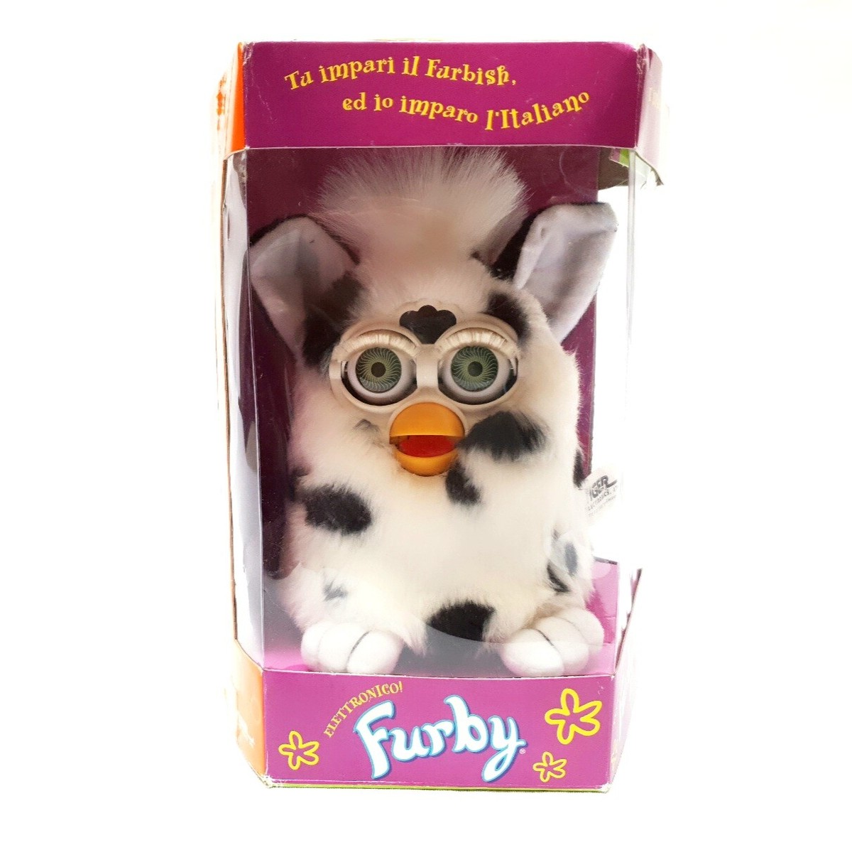 【激レア★】初代ファービー/Furby 海外USモデル 1998年 白黒 初代ファービー/Furby 海外USモデル 1998年 タイガー 白黒 美品