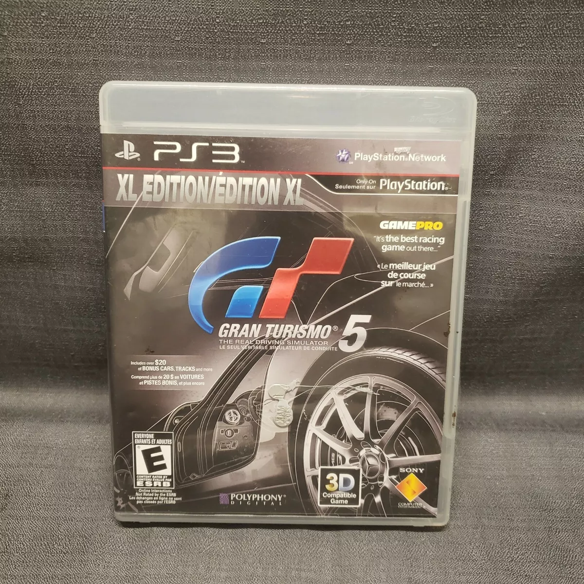 Gran Turismo 5 XL Edition PS3 Sony PlayStation 3 Game Complete