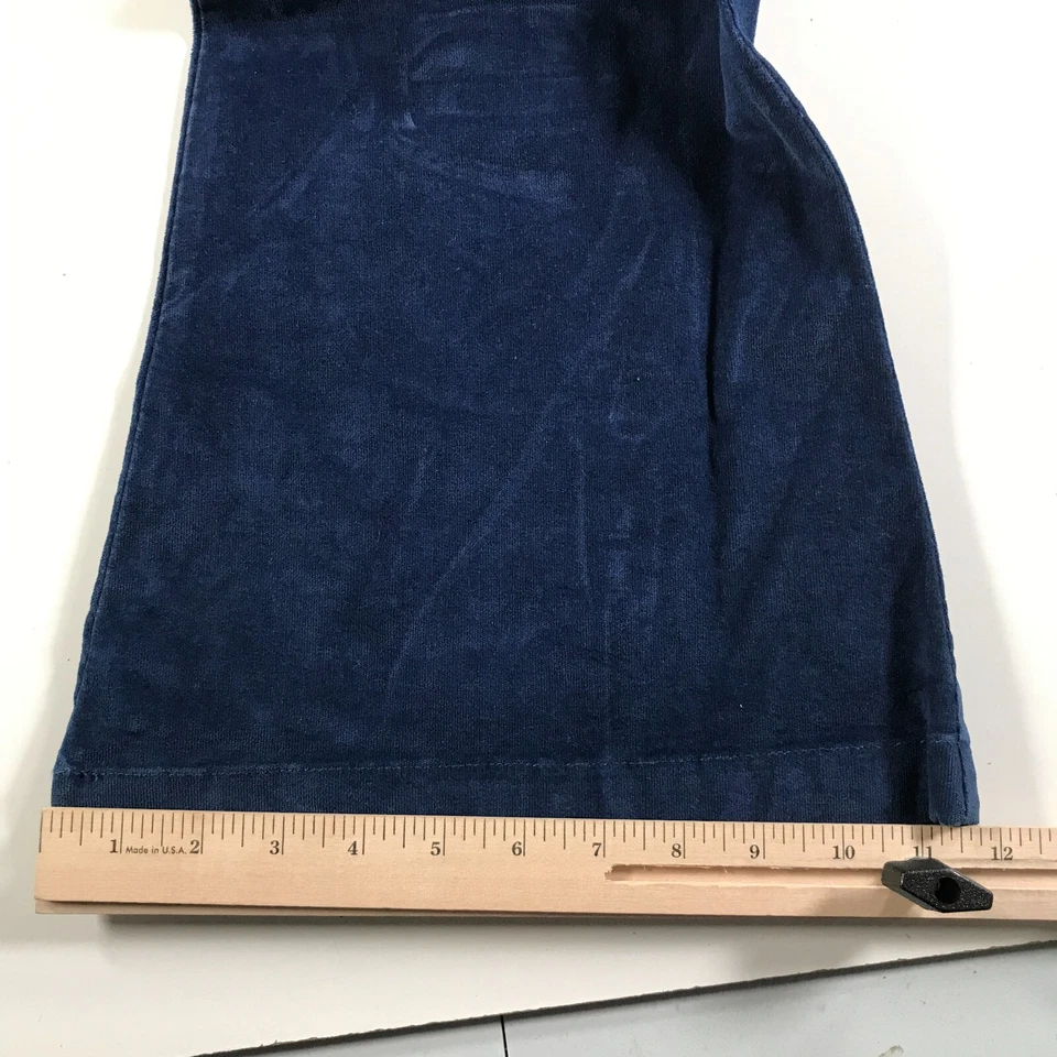 Nuevo Pantalones Theory Mujer 4 Azul Terciopelo Terciopelo Campana Parte Inferior Pierna Acampanada SHIMRA Foto 4 de 4