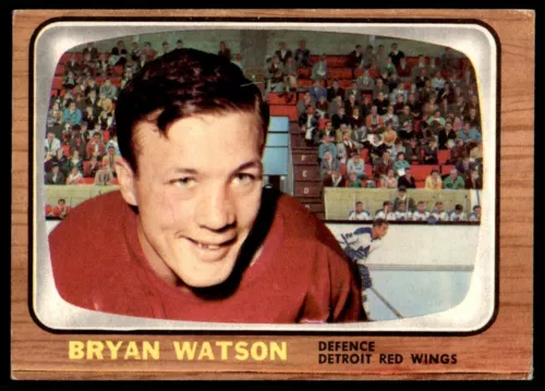 1966-67 TOPPS BRYAN WATSON DETROIT RED WINGS #48 VGEX