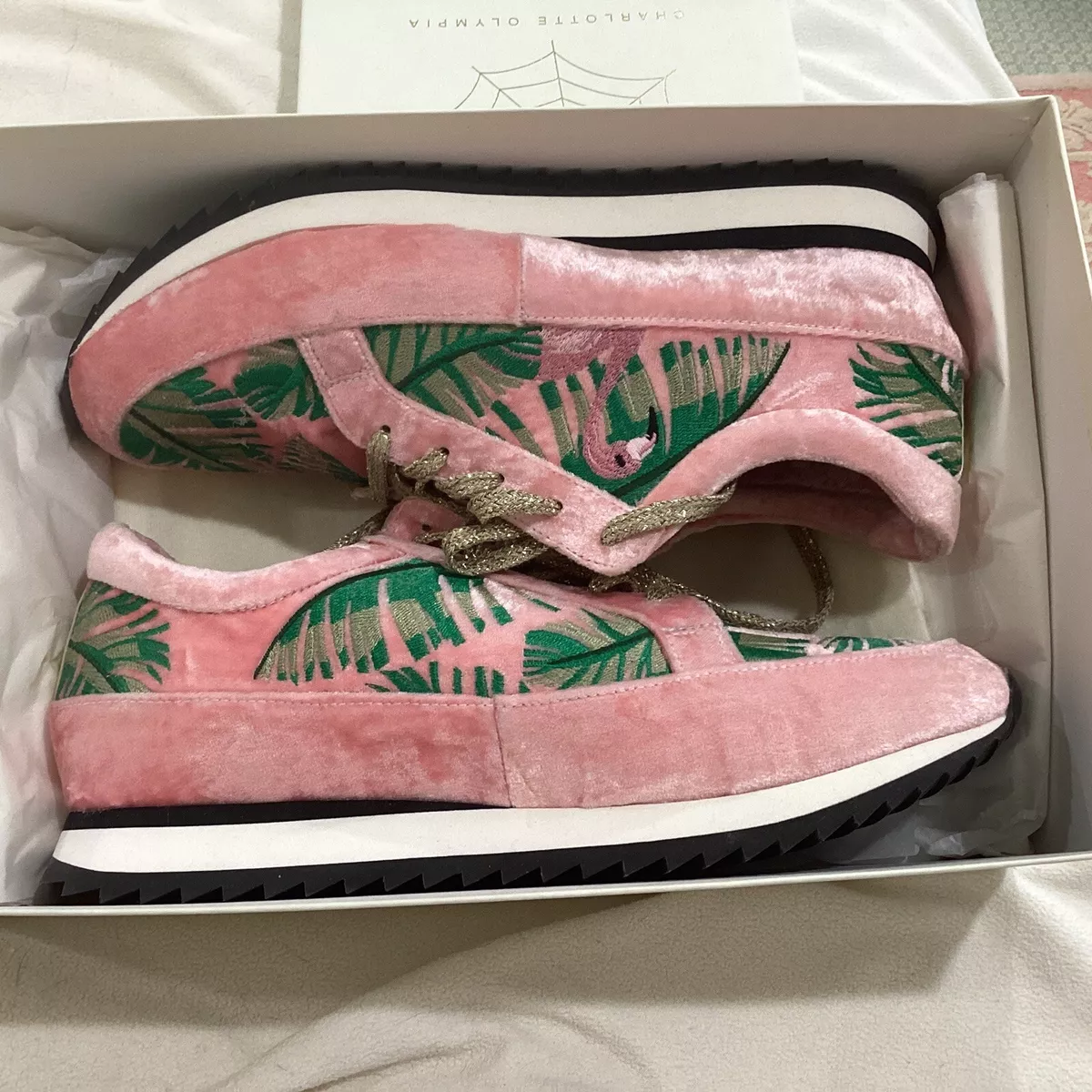 Charlotte olympia top flamingo shoes