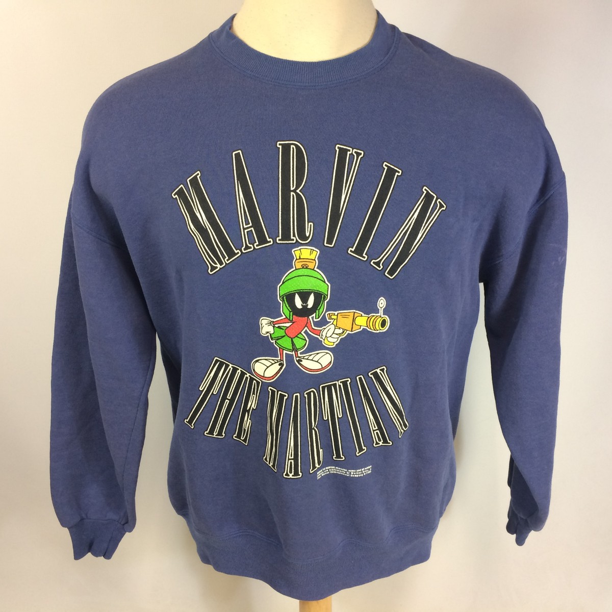Vintage 90s Marvin Martian Looney Tunes Warner Bros Alien Space 