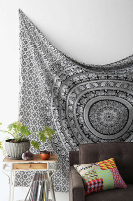 Twin Hippie Tapestry Wall Hanging Indian Mandala Tapestries Bedspread ...