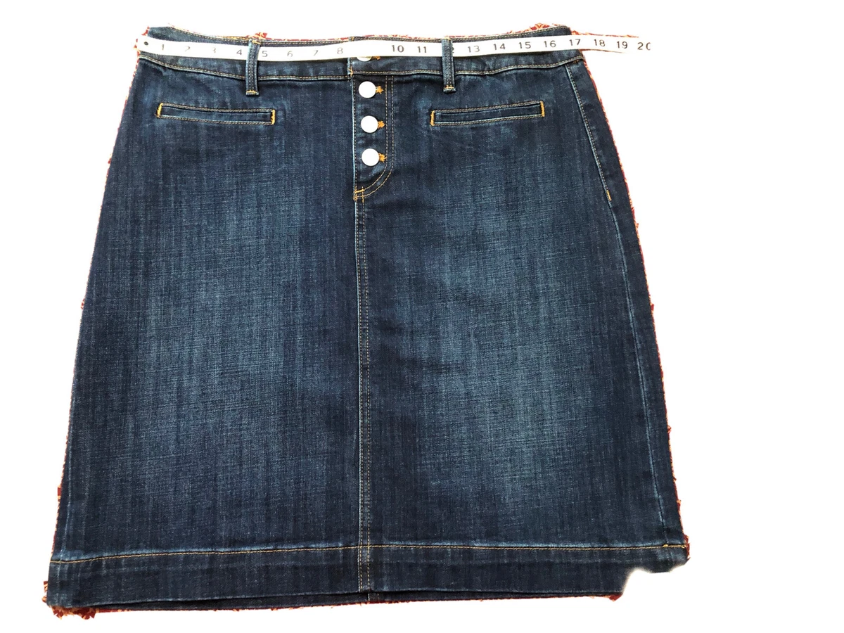 Talbots jean skirt sales