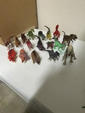 Plastic Toy Dinosaurs Lot Of 17 Medium Sized Figures