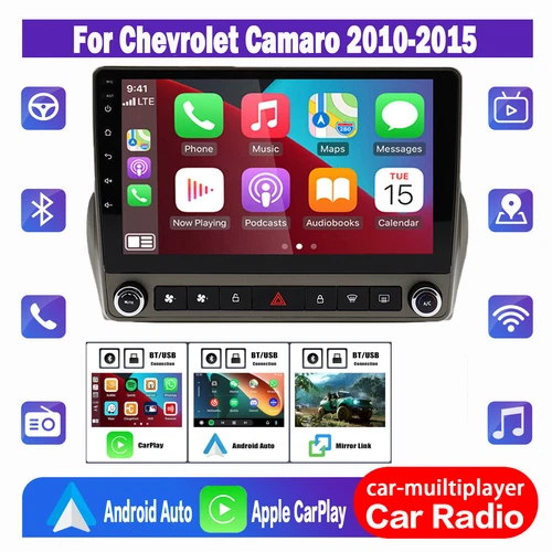 Für Chevrolet Camaro 2010-2015 Android 13 Autoradio Navi GPS Stereo Player 32GB - Picture 4 of 24