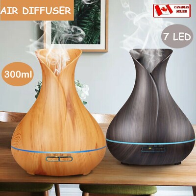 LED Ultrasonic Aroma Aromatherapy Diffuser Air Humidifier Purifier Essential Oil