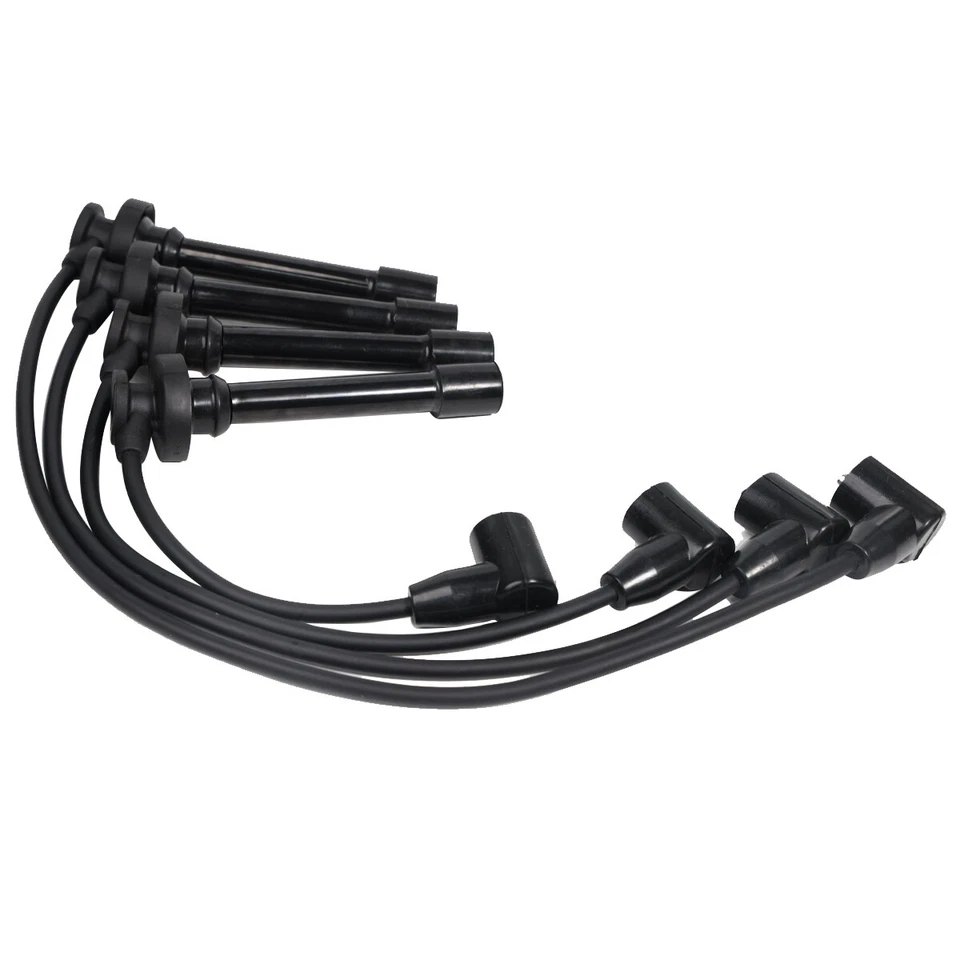 Bobina de encendido UF356 + 4 cables de bujía para Chevy Daewoo Lanos Isuzu 1,6 L 2,2 L Foto 4 de 4