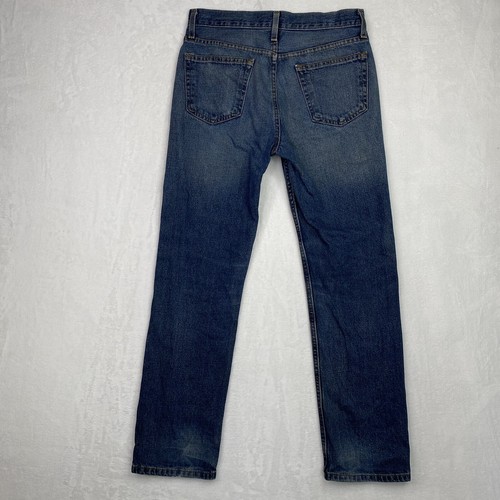 Dark Wash Blue Denim Casual 