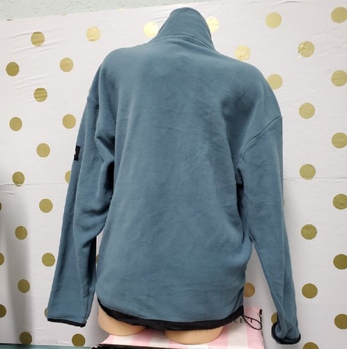 Victoria's Secret Pink kuscheliger Pullover aus Polarfleece mit durchgehendem Reißverschluss salbeigrün neu mit Etikett - Bild 3 von 3