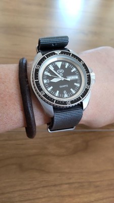 CWC Cabot Watch Company Royal Navy Divers Black Dial 41mm