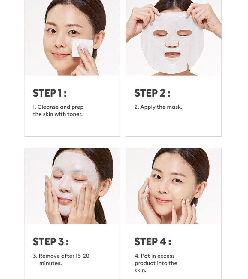 【Malie】  100 pcs Ultra Hydrating Korean Essence Sheet Masks ( 10types x 10ea )
