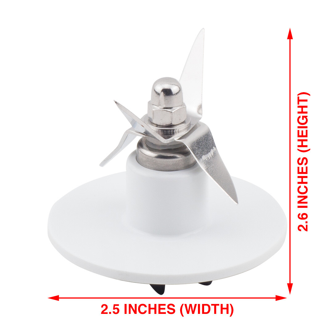 3 Pack Cuisinart SPB-456-2 Replacement Blender Blades, White