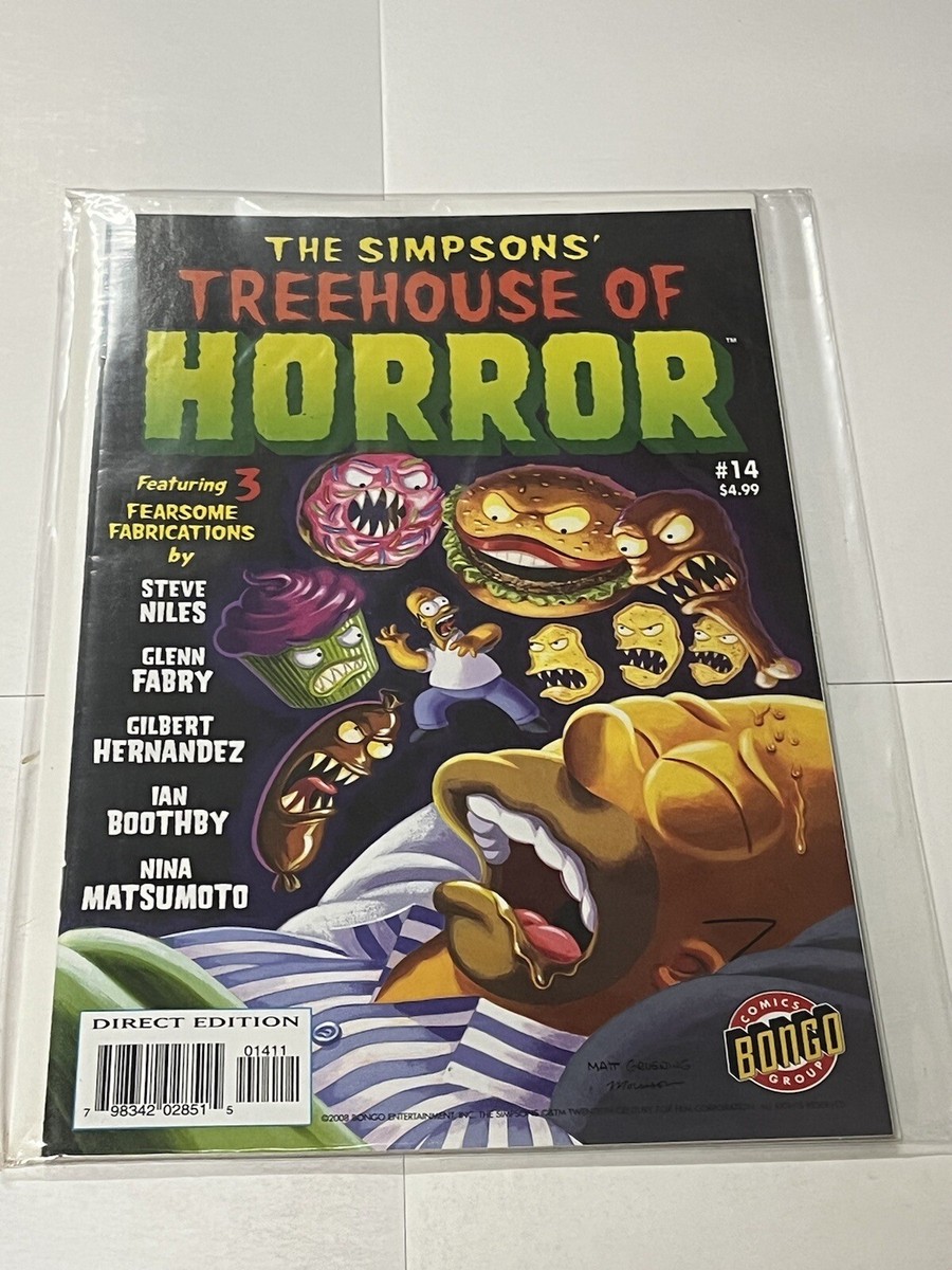 シンプソンズ　The Simpsons Treehouse of Horror The Simpsons' Treehouse of Horror #14 BONGO RARE | eBay