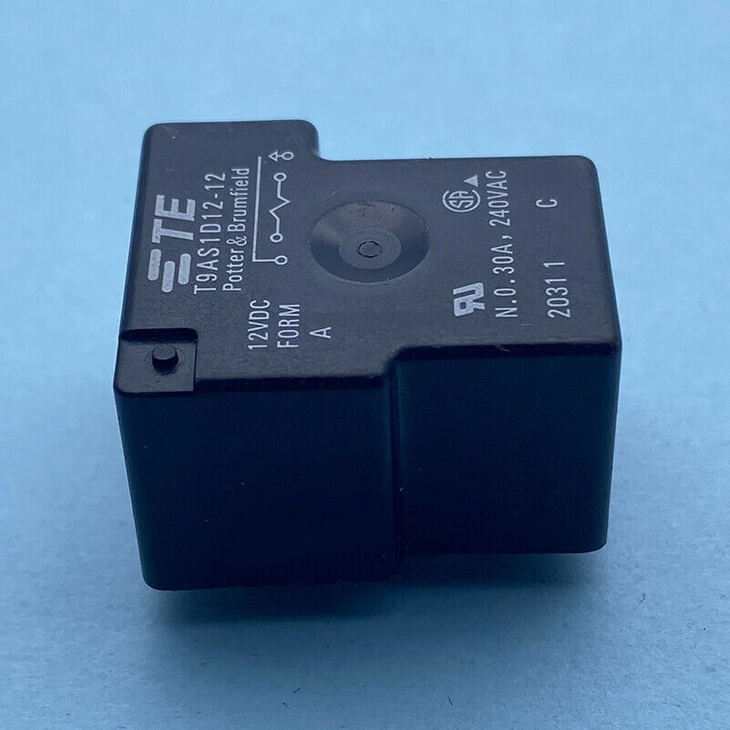 2 Relè Potenza 12V O 24V DC T9AS1D12 30A 240VAC - Potter & Brumfield TE - Nuovi