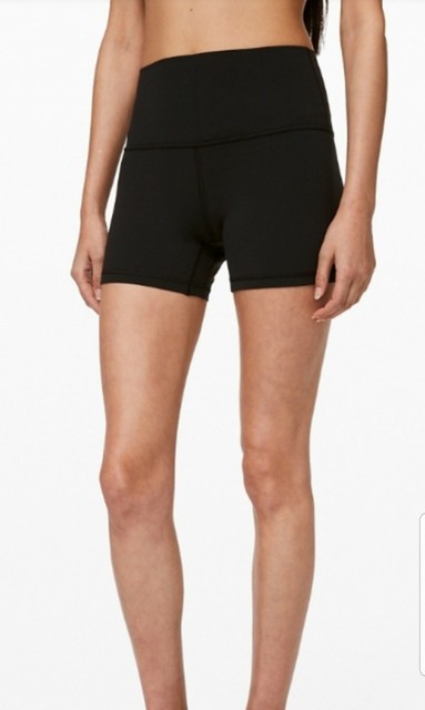 lululemon shorts with logo all over