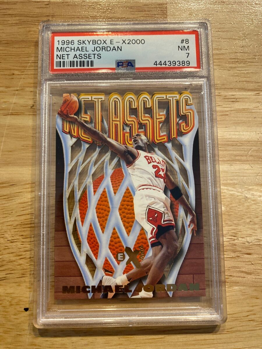 Michael Jordan PSA 7 Net Assets 1996 E-X2000 INSERT RARE Michael Jordan PSA 7 Net Assets 1996 E-X2000 INSERT RARE