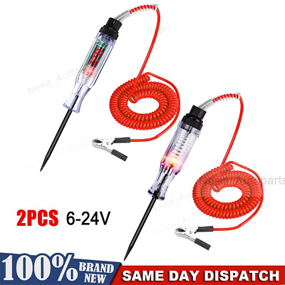 6-24V Digital Electric Voltage Circuit Tester Automotive Test Light Car Truck US