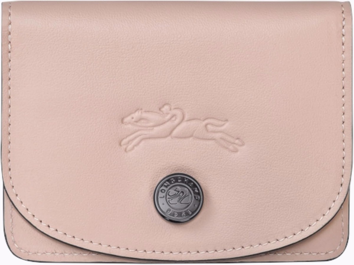 【関税込み】LONGCHAMP LE ROSEAU CARD HOLDER Le Roseau Card holder Chestnut - Leather | Longchamp US
