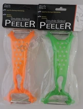Set of 2 Potato Apple Peeler Double Sided Slicer Vegetable Fruit Kitchen Tool