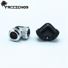 FreezeMod 90 Degree Double Compression Fitting For 14mm Rigid Tubing in 3 colors