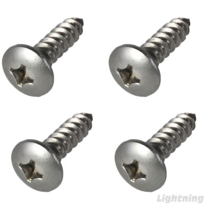 Truss Head Sheet Metal Screws 316 Stainless Steel Marine  #12 X 1'' Qty 100