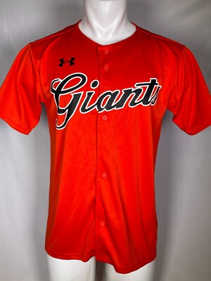 Tokyo Yomiuri Giants NPB Under Armour Orange Baseball Jersey
