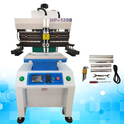 Industrial Solder Paste Printer 500x700mm PCB ±0.02mm 110V Stencil Machine