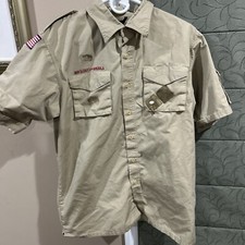 Boy Scout BSA UNIFORM New Style SHIRT Adult Men  s Medium Short Sleeve G7
