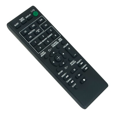RM-AMU179 Replace Remote for Sony Compact Hi-Fi System CMT-S20 CMT-S20B HCD-S20B