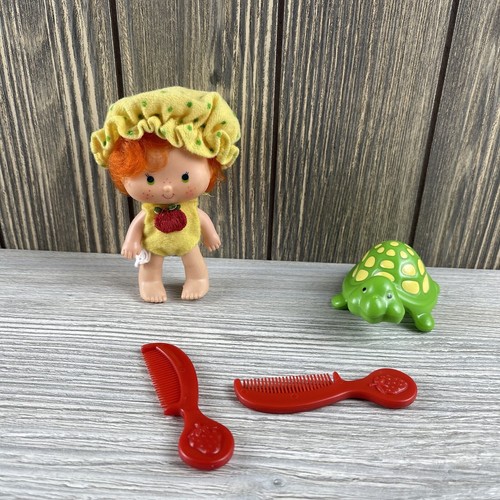 Muñeca y tortuga mascota vintage Strawberry Shortcake Apple Dumplin 1979 - Imagen 16 de 17