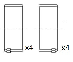Fits FAI BB2016-STD CONNECTING ROD BEARING SET - Image 2