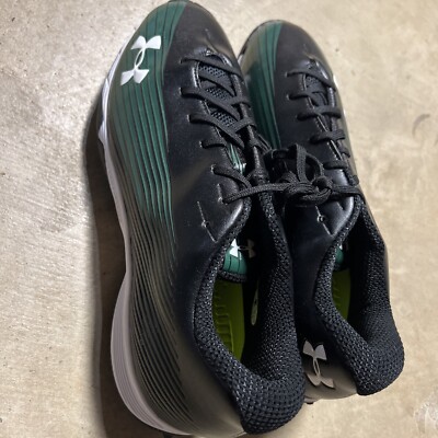 Under Armour Shoes Black Green Men's Size 13.5-NEW