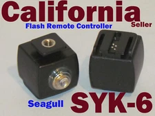 New SEAGULL SYK-6 Flash Hot Shoe Wireless Controller Slave Trigger Sony, Minolta