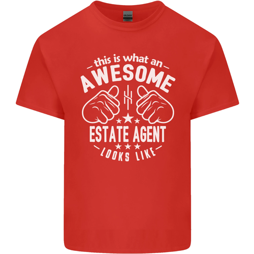 An Awesome Estate Agente Looks Like Algodón Hombre Camiseta - Imagen 44 de 102