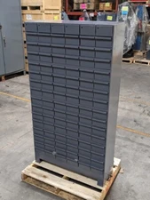 Durham Bin Storage Cabinet 96 Drawer 62 x 34 x 12 Steel Gray 022-95