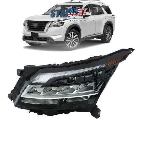 Headlight For Nissan Pathfinder 22-23 LED+Halogen New Chrome Bezel Front Left/LH - Bild 13 von 13