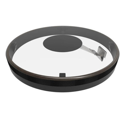 Rhythm Lid Snare Kit, 13 X 1.5, Controlled Sound, Clear, Black Dot On Top Drum H